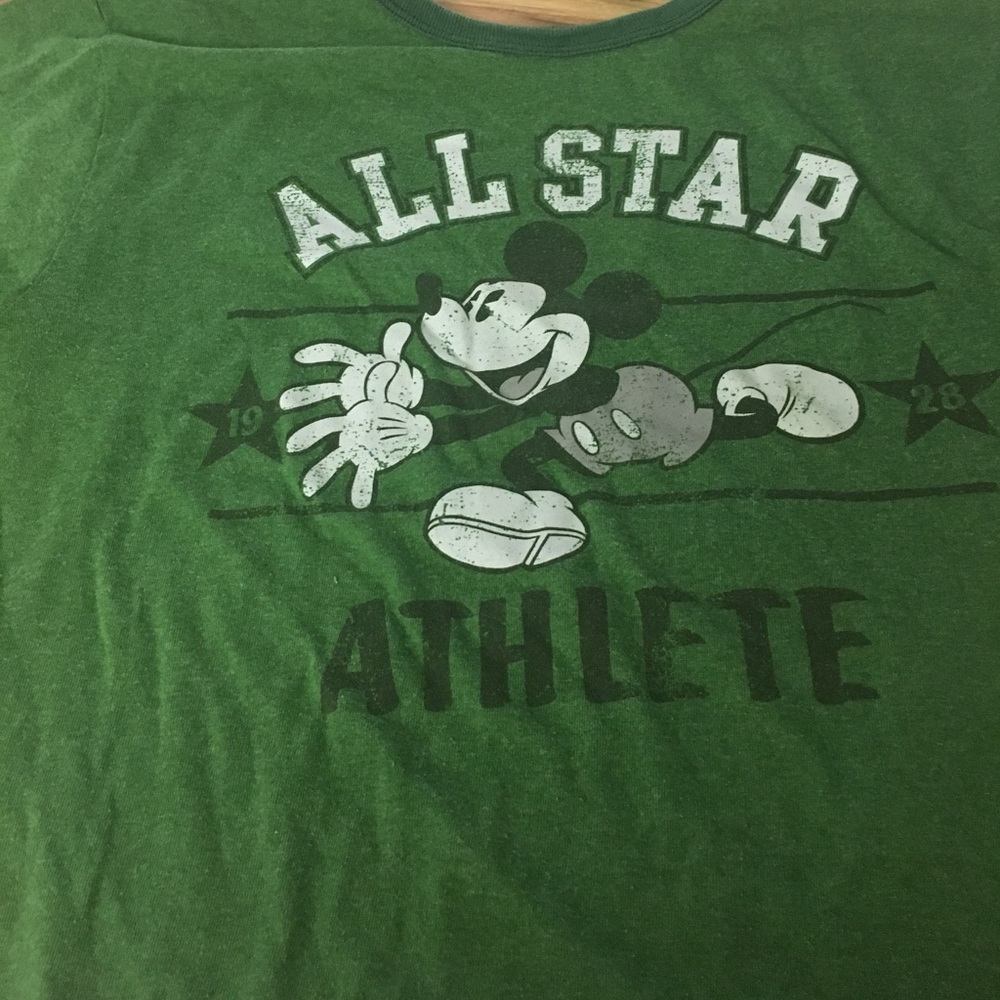 Kids Mickey Mouse green T-shirt size 10/12